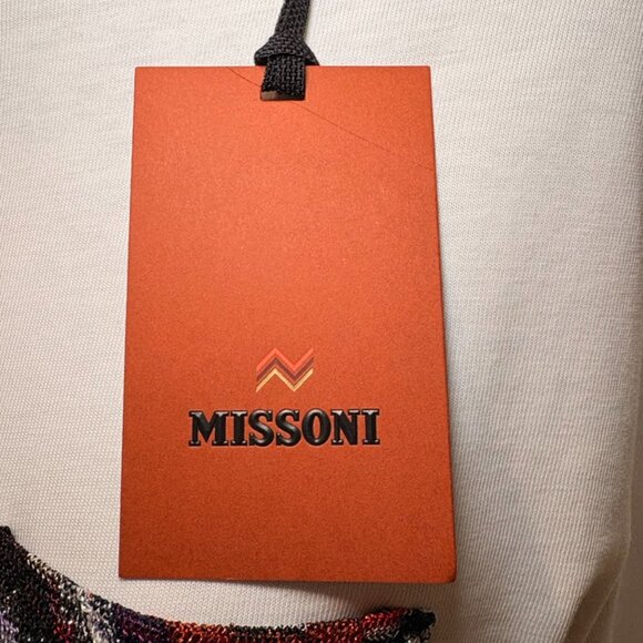 Missoni Crew Neck Short Sleeve Tshirt, Sz S, NWT - Picture 4 of 5